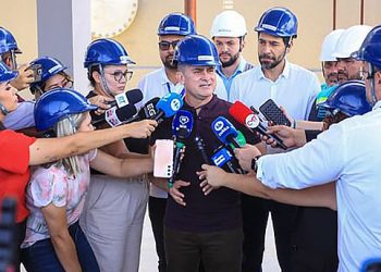 Obra em estação de tratamento de esgoto no bairro Raiz é acompanhada por David Almeida