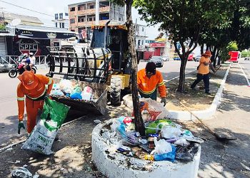 Quase 4 toneladas de lixo são retiradas de lixeiras irregulares em Manaus, em setembro