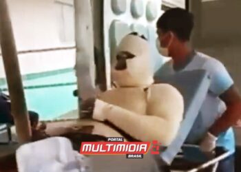 Usina de asfalto explode em Itacoatiara e deixa trabalhador com queimaduras graves; veja o vídeo