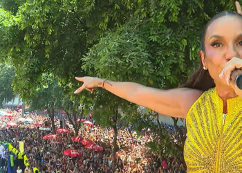 Ivete Sangalo arrasta mais de 500 mil foliões em megabloco do Carnaval do Rio
