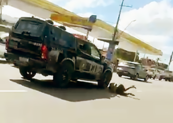 Vídeo: perseguição policial termina em atropelamento na av. Djalma Batista