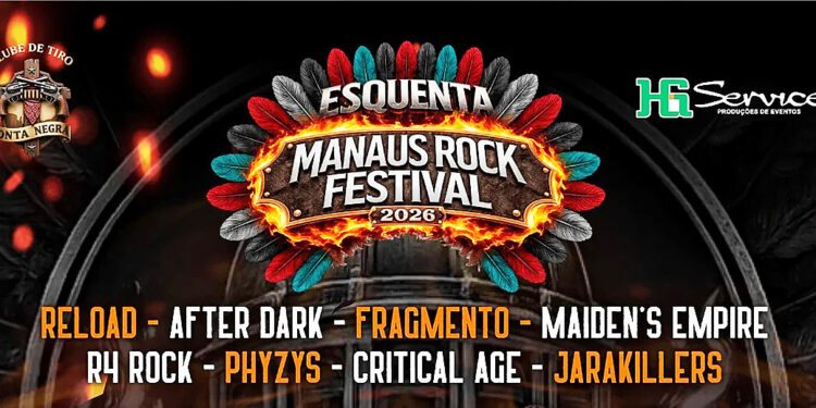 Sabadão é dia de rock com shows gratuitos na Arena da Amazônia; veja as atrações