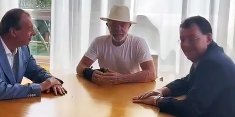 Reunião entre Omar, Lula e Eduardo Braga planeja vinda do presidente a Manaus, no final de abril