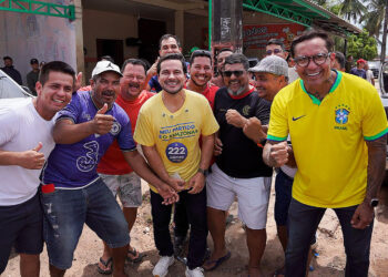 Tropa do 222 chega ao Cacau Pirêra com grande adesivaço do Capitão Alberto Neto