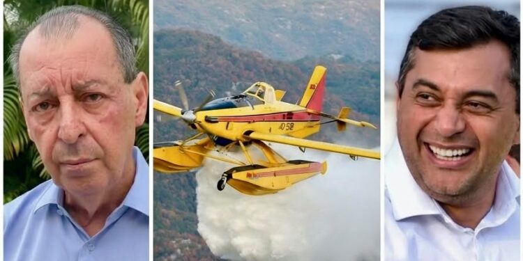 Omar libera R$ 15 milhões para compra de avião de combate às queimadas, mas governo do AM “não fez nada” Omar libera R$ 15 milhões para compra de avião de combate às queimadas, mas governo do AM “não fez nada”